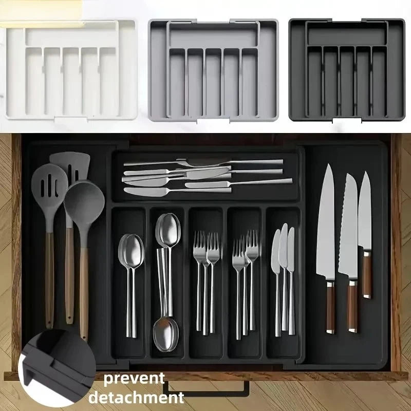 Adjustable Flatware Drawer Organizer