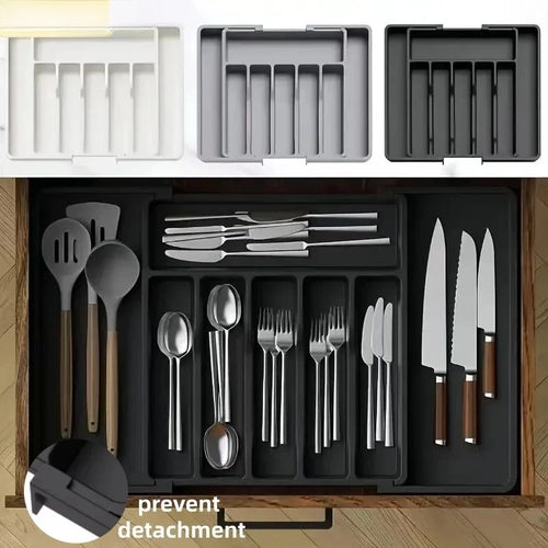 Adjustable Flatware Drawer Organizer