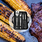 BBQ Tools Set Barbecue Utensil Accessories Stainless Steel BBQ Grill Tool Set Outdoor Camping Cooking Accessories Kit With Bag
