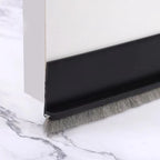 Door Seal Draft Stopper with Brush Reduce Noise, Rubber Door Sweep Breeze Blocker Insect Proof, Dust Proof and Sound Proof Seal