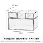 Desktop Multi-Layer Organizer Rack Three Drawers Desk Heightening Stand Office Monitor Notebook Storage Shelf Rectangular Den...
