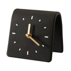 Desk Clock Modern Art Shelf Clock Decorative Silent Desktop Ornament for Desk Kids Room Office Countertop Housewarming Gift