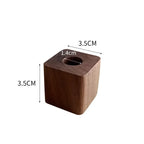 Creative Wooden Pen Holder Office Desktop Storage Ornaments Minimalist Furnishings Office Supplies Multifunction Storage Box