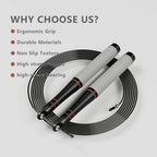 Speed Jump Rope, Heavy-Duty Adjustable Rope, Lightweight Design, Smooth Ball Bearing Rotation, Suitable for CrossFit Training