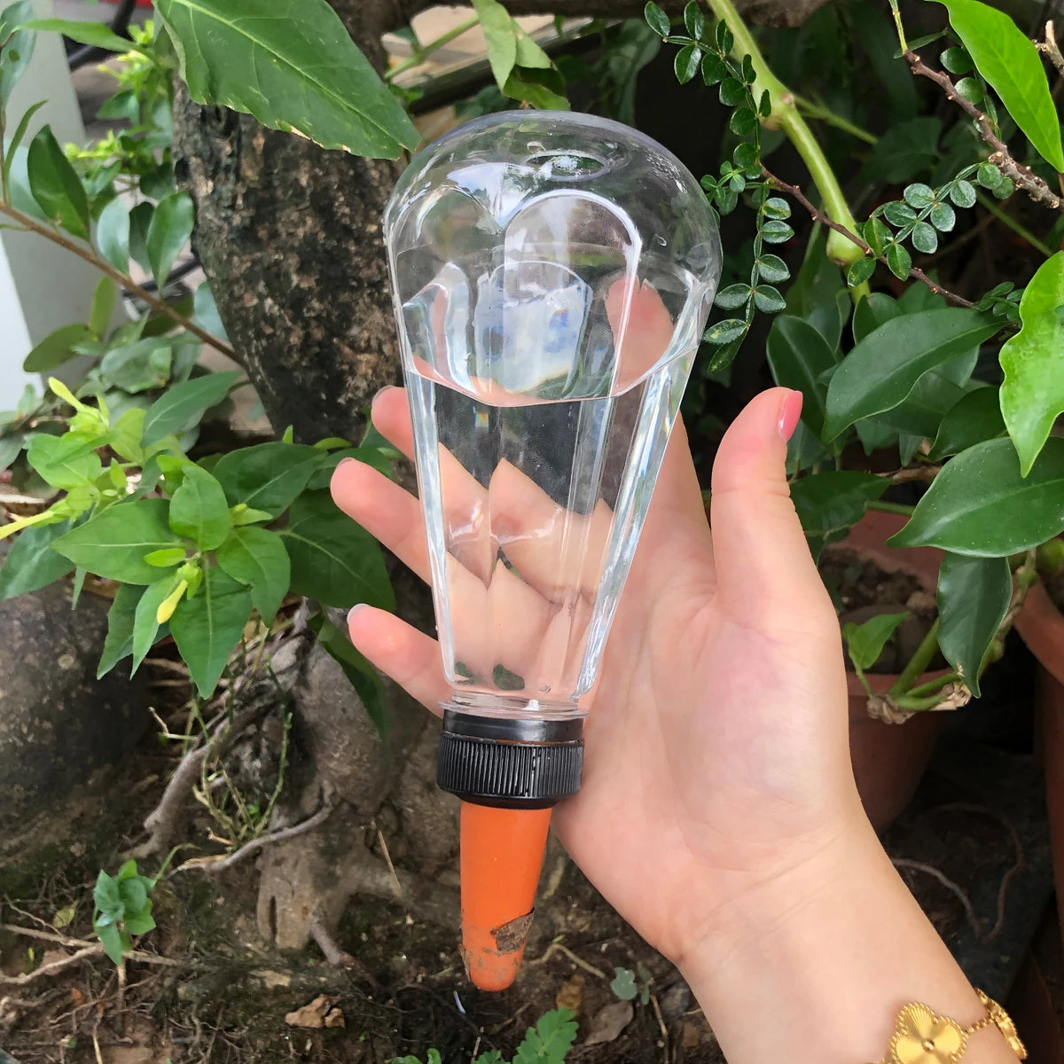 4Pcs Indoor Plant Watering Automatic Self Watering Garden Waterer Plants Drip Irrigation Houseplant Supplies