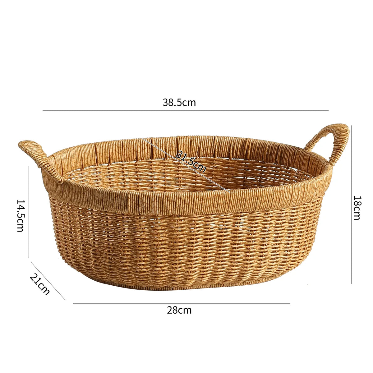 Woven Draining Fruit Basket, Large