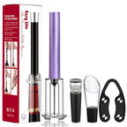 Bar Accessories Wine Bottle Opener Set Aluminum Alloy ABS Air Pump Cork Remover Kitchen Gadgets Vacuum Wine Bottle Corkscrew