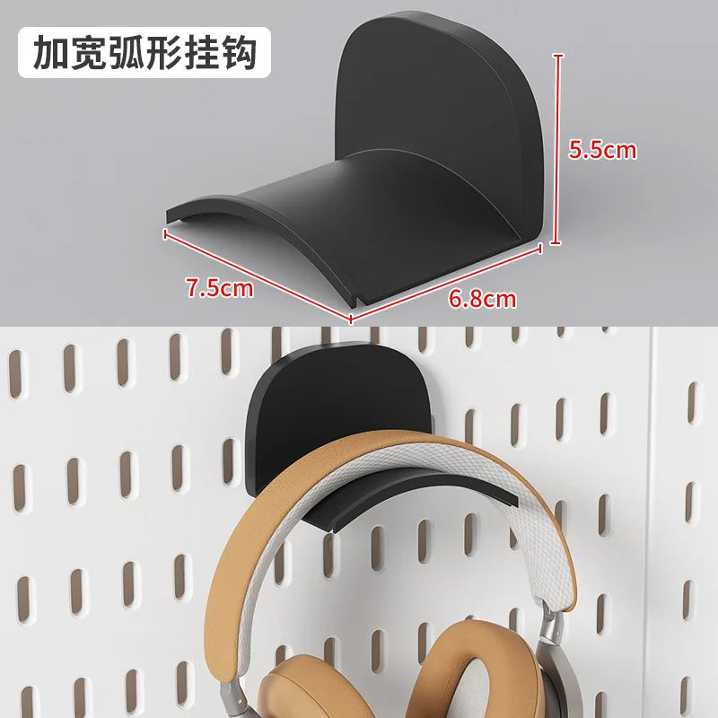 No Punching Pegboard Wall Organizer Panel Shelves For Gamer Room,bathroom,kitchen Storage Rack Organizer Pegboard Accessories