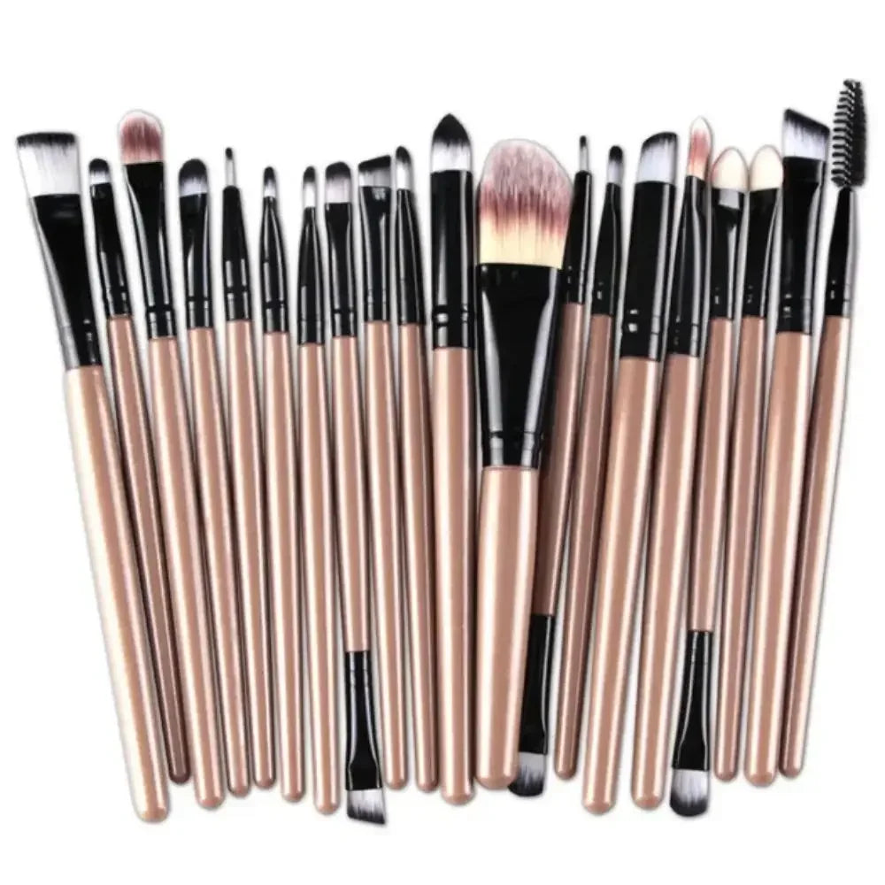 20pcs Eye Brush Complete Eyeshadow Brush Beauty Tool Neutral Logo Free Eyeliner Brush