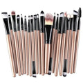 20pcs Eye Brush Complete Eyeshadow Brush Beauty Tool Neutral Logo Free Eyeliner Brush