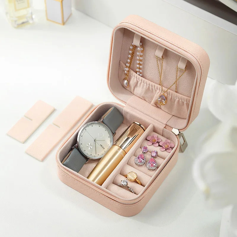Macaron Travel Jewelry Box, Compact Case