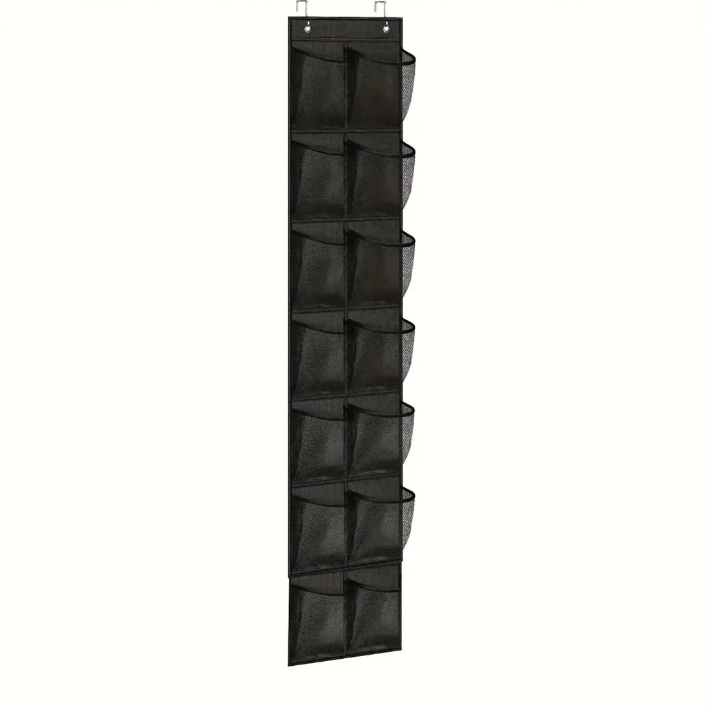 Over The Door Shoe Rack With12/14/24/28/35/40 Large Mesh Pockets Hanging Shoe Organizer For Closet Hanging Shoe Rack Holder