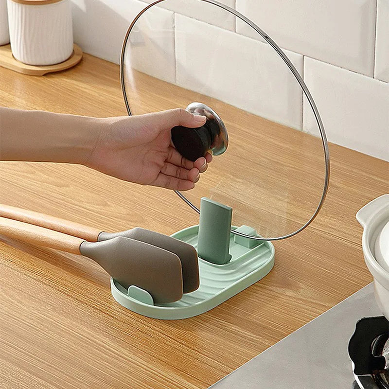 Foldable Pot Lid Holder & Utensil Rest
