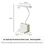 Desktop Multi-Layer Organizer Rack Three Drawers Desk Heightening Stand Office Monitor Notebook Storage Shelf Rectangular Den...