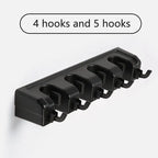 Wall-Mounted Mop & Broom Holder, 3 to 5 Slots