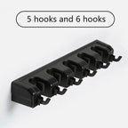 Wall-Mounted Mop & Broom Holder, 3 to 5 Slots