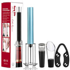 Bar Accessories Wine Bottle Opener Set Aluminum Alloy ABS Air Pump Cork Remover Kitchen Gadgets Vacuum Wine Bottle Corkscrew