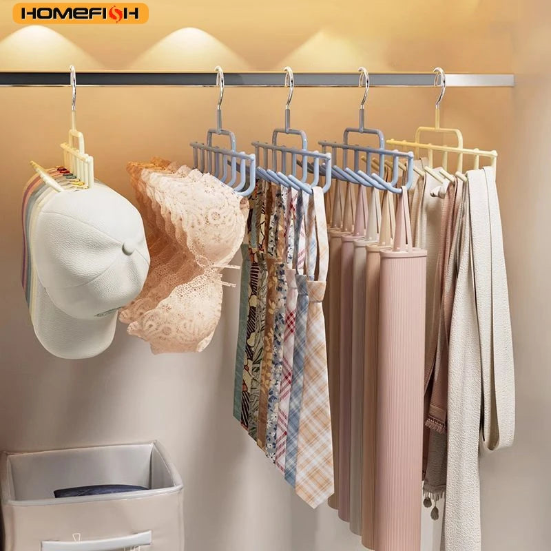 Wall-Mounted Hat Rack, Holds 8 Caps