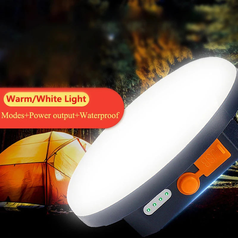 Rechargeable Camping Lantern, 9900mAh Magnetic LED