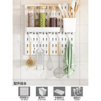 No Punching Pegboard Wall Organizer Panel Shelves For Gamer Room,bathroom,kitchen Storage Rack Organizer Pegboard Accessories