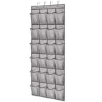 Over The Door Shoe Rack With12/14/24/28/35/40 Large Mesh Pockets Hanging Shoe Organizer For Closet Hanging Shoe Rack Holder