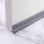 Door Seal Draft Stopper with Brush Reduce Noise, Rubber Door Sweep Breeze Blocker Insect Proof, Dust Proof and Sound Proof Seal