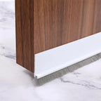 Door Seal Draft Stopper with Brush Reduce Noise, Rubber Door Sweep Breeze Blocker Insect Proof, Dust Proof and Sound Proof Seal