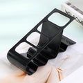 Remote Control Organizer Rack with Compartments Anti-slip Base Compact Storage for Tv Remotes and Mobile Devices