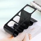 Remote Control Organizer Rack with Compartments Anti-slip Base Compact Storage for Tv Remotes and Mobile Devices