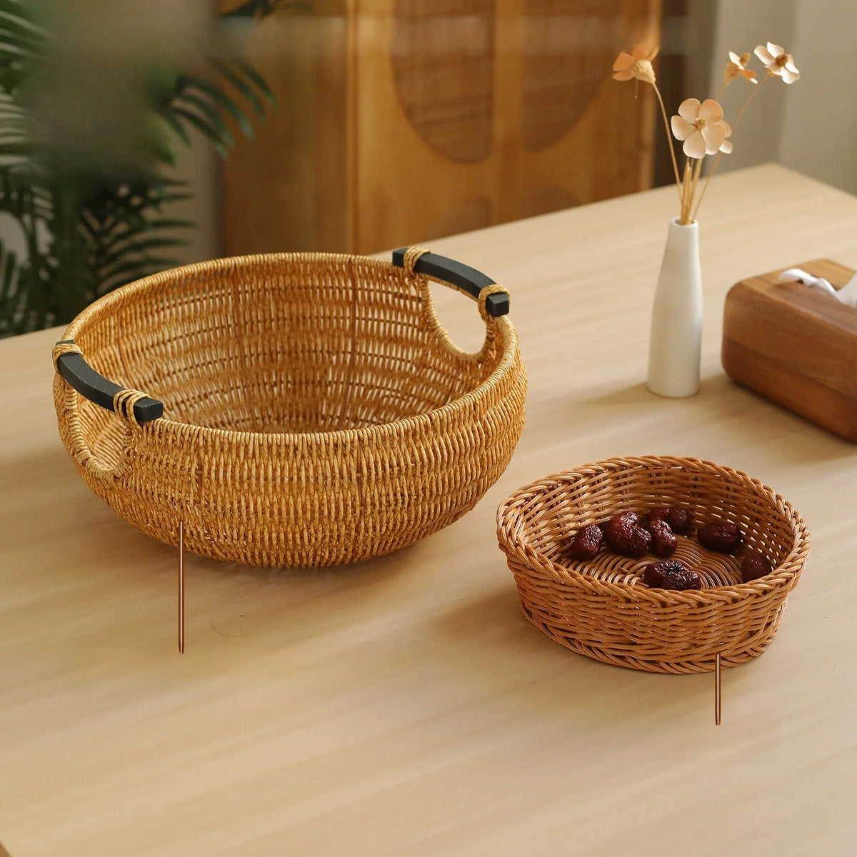Woven Draining Fruit Basket, Large