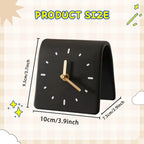 Desk Clock Modern Art Shelf Clock Decorative Silent Desktop Ornament for Desk Kids Room Office Countertop Housewarming Gift