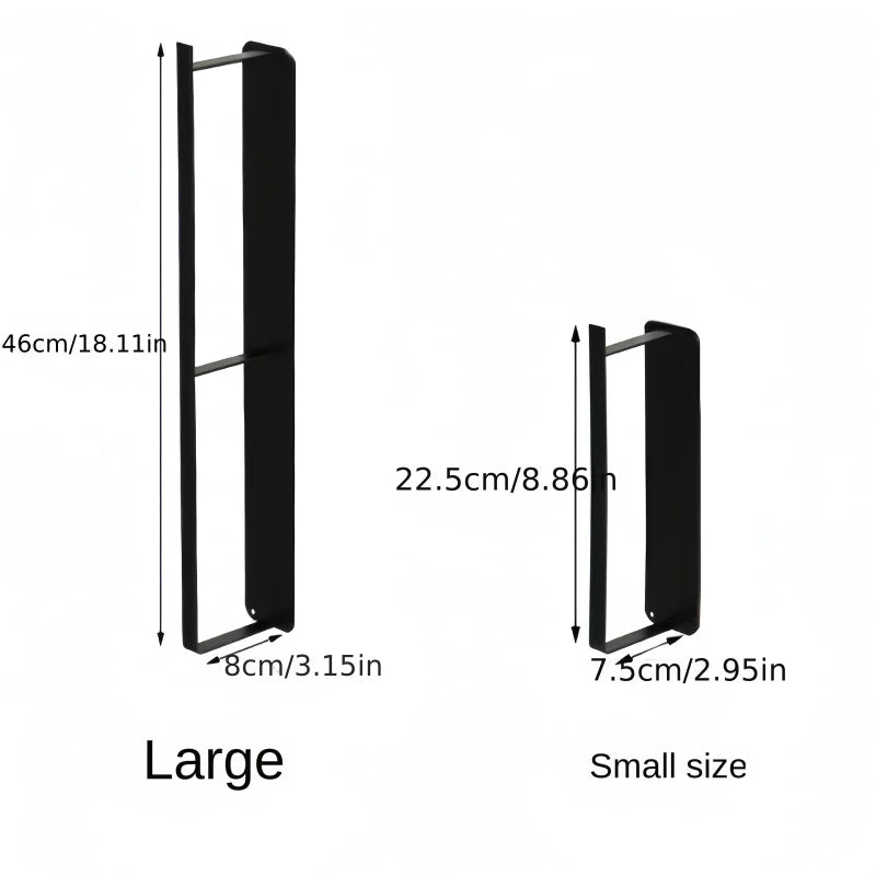 Magnetic Laundry Hanger Organizer |   Metal Clip Storage & Space-Saving for Washing Machine |   Durable Painted Metal