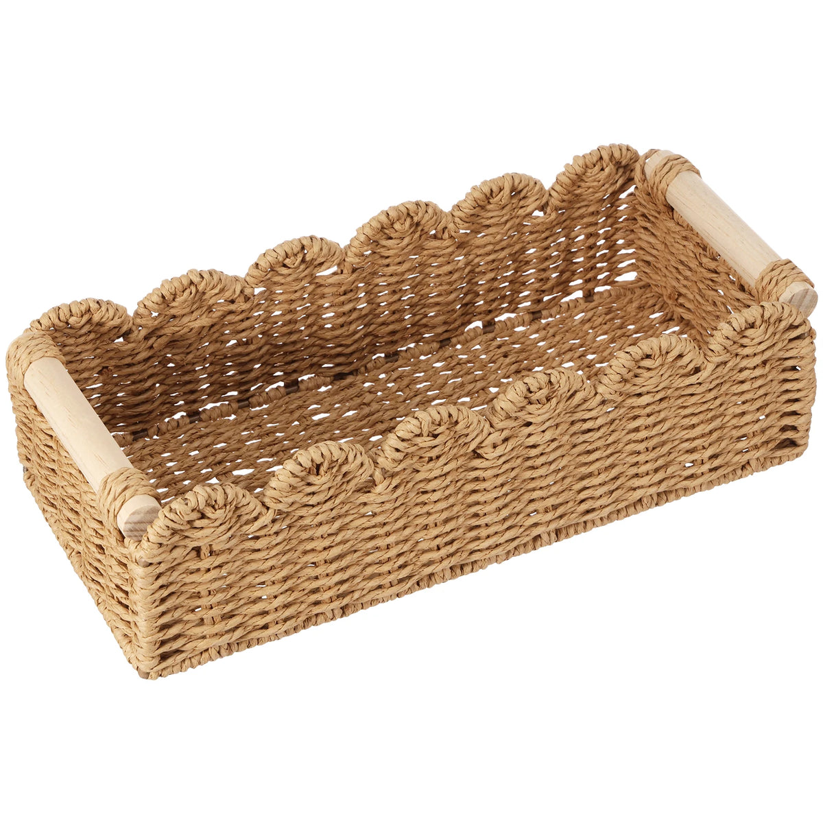 Handmade Woven Storage Basket, Plant Fiber