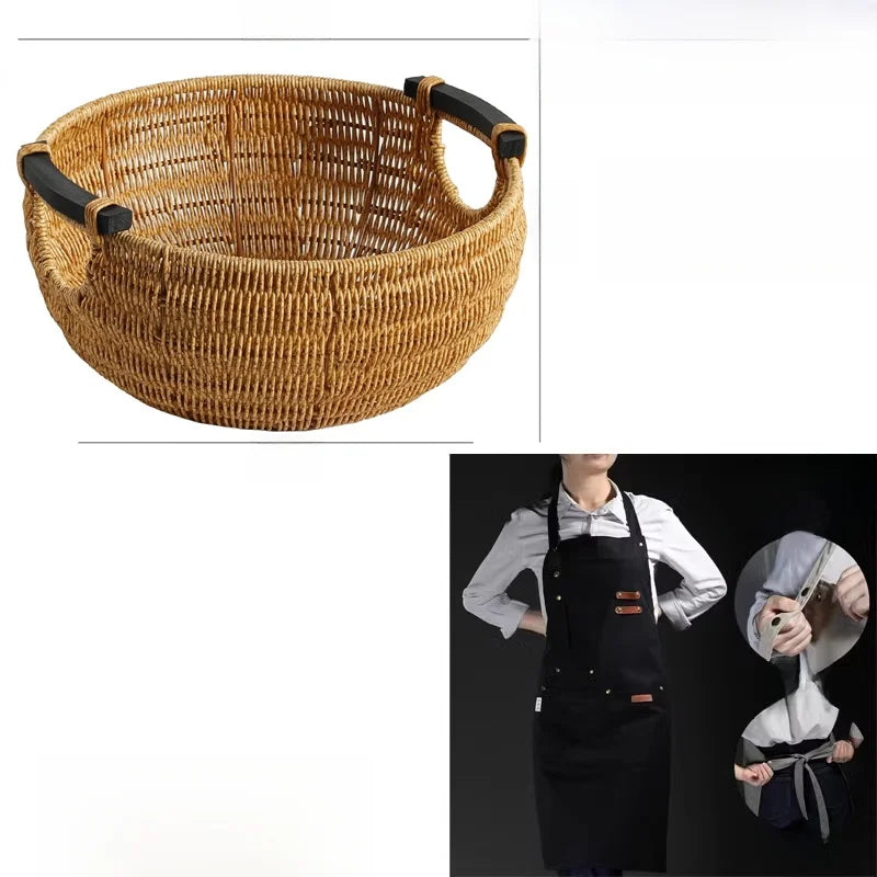 Woven Draining Fruit Basket, Large