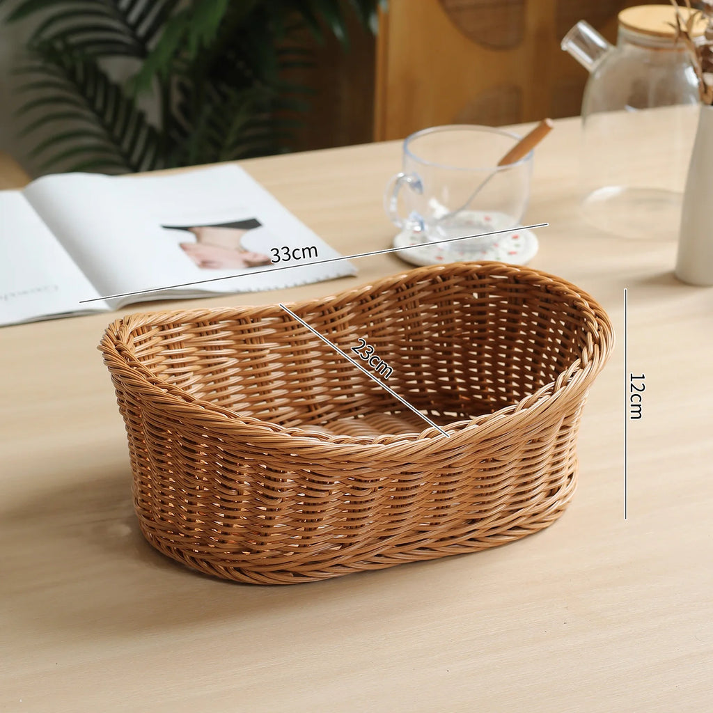 Woven Draining Fruit Basket, Large