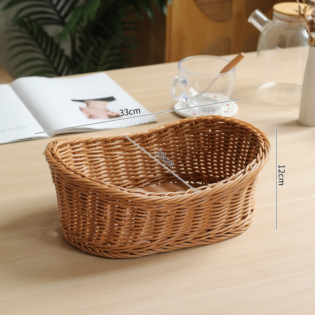 Woven Draining Fruit Basket, Large