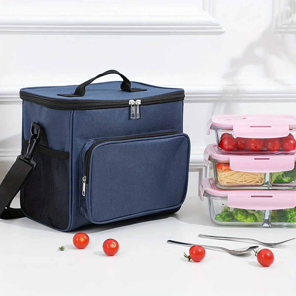 Insulated Lunch Bag Large Lunch Bags For Women Men Reusable Lunch Bag With Adjustable Shoulder Strap