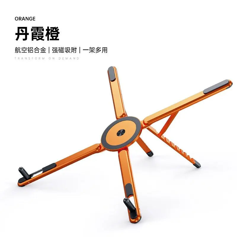 Aluminum Phone & Tablet Stand, Foldable Magnetic