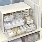 Desktop Organizer with Six Drawers-Spacious and Multifunctional Container,Perfect for Office Supplies,Stationery,Dorm Essentials