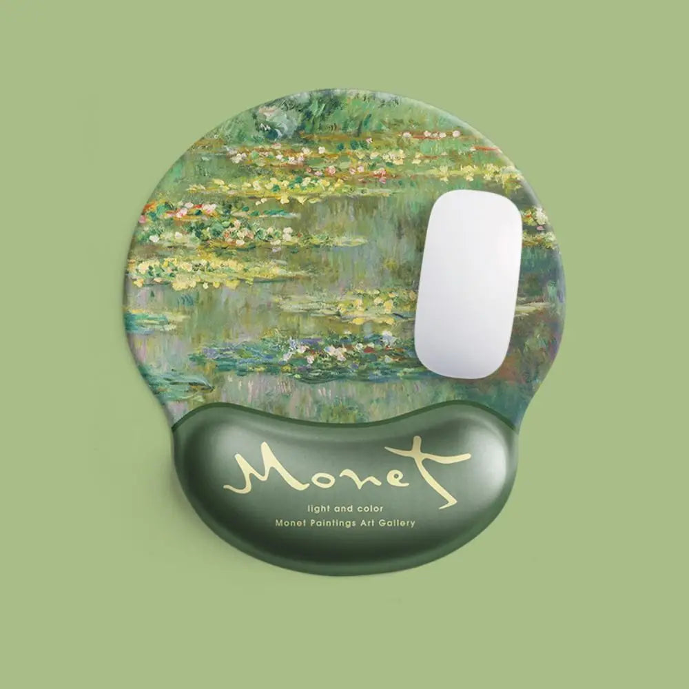 Fashion Office Mousepad with Gel Wrist Support Ergonomic Laptop Arm Wrist Rest Useful Non Slip Protection Hand Support
