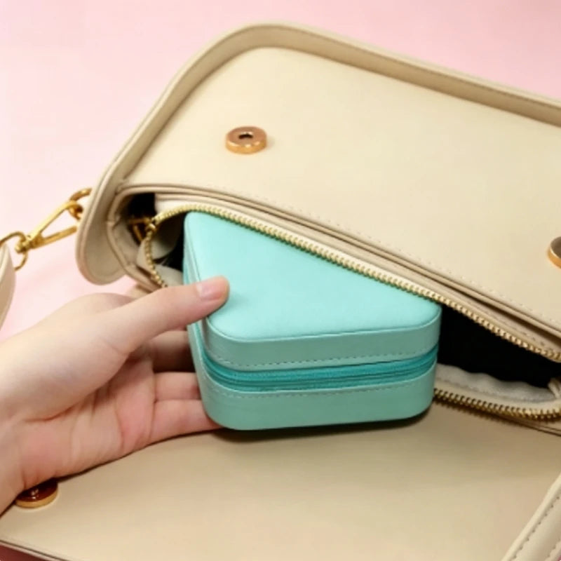 Macaron Travel Jewelry Box, Compact Case