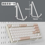 No Punching Pegboard Wall Organizer Panel Shelves For Gamer Room,bathroom,kitchen Storage Rack Organizer Pegboard Accessories