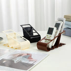 Remote Control Organizer Rack with Compartments Anti-slip Base Compact Storage for Tv Remotes and Mobile Devices