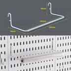 No Punching Pegboard Wall Organizer Panel Shelves For Gamer Room,bathroom,kitchen Storage Rack Organizer Pegboard Accessories