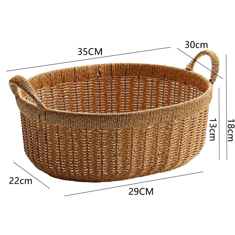 Woven Draining Fruit Basket, Large