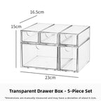 Desktop Multi-Layer Organizer Rack Three Drawers Desk Heightening Stand Office Monitor Notebook Storage Shelf Rectangular Den...