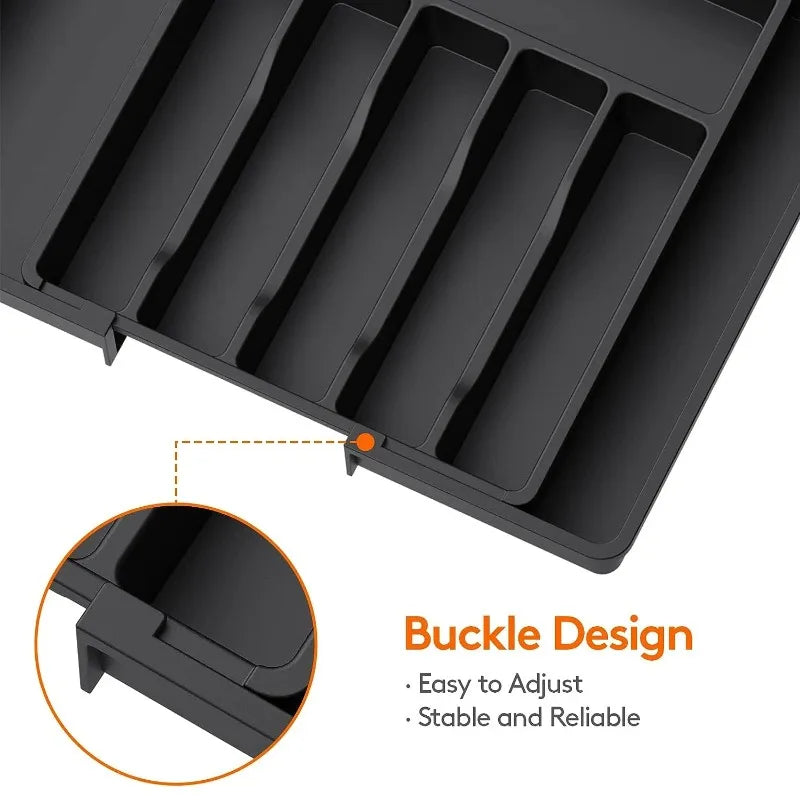 Adjustable Flatware Drawer Organizer