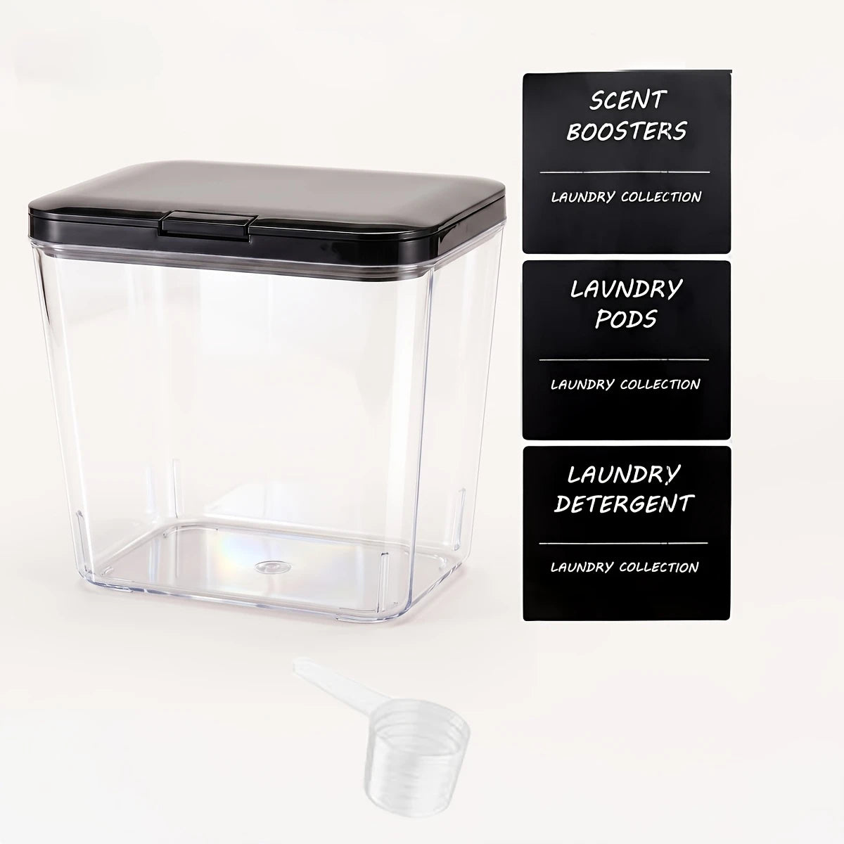 Laundry Pod Holder with Lid Laundry Pod Container,Sealed and Automatic Pop-Up, Large Capacity Holds Laundry Pods Organizer Box