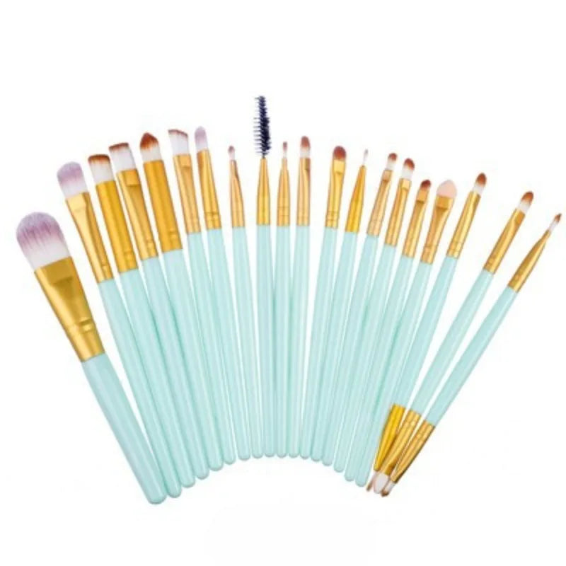 20pcs Eye Brush Complete Eyeshadow Brush Beauty Tool Neutral Logo Free Eyeliner Brush