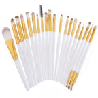 20pcs Eye Brush Complete Eyeshadow Brush Beauty Tool Neutral Logo Free Eyeliner Brush
